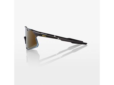 100% Hypercraft glasses, matte black/soft gold mirror