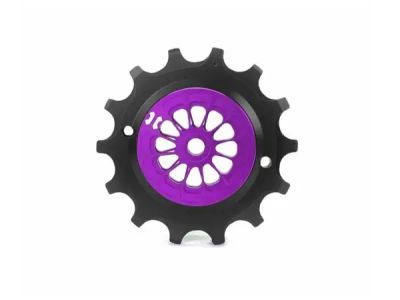 Leonardi Racing bottom pulley for Sram derailleurs, 14T, purple