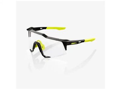 100% Speedcraft szemüveg, fényes fekete/fotokróm