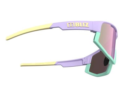 Bliz Fusion okuliare, pastel purple/yellow logo/brown pink