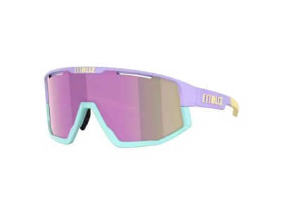 Bliz Fusion okuliare, pastel purple/yellow logo/brown pink