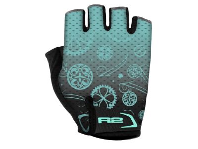 R2 EASER rukavice, zelená/čierna
