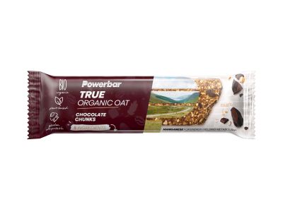 PowerBar True Organic Oat Riegel, 40 g, Schokoladenstücke