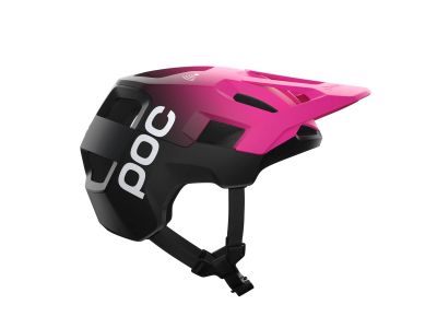 POC Kortal Race MIPS Helm, Fluoreszierendes Pink/Uranschwarz Matt