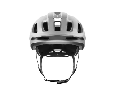 POC Axion Race MIPS Helmet, Uranium Black/Argentite Silver Matt
