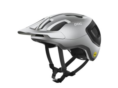 POC Axion Race MIPS helmet, uranium black/argentite silver matt