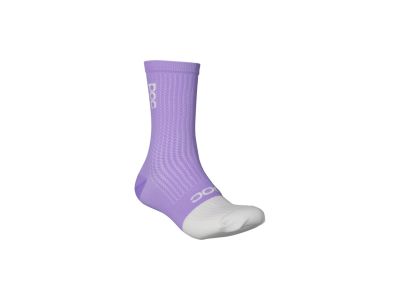 POC Flair ponožky, Mid Purple Amethyst/Hydrogen White