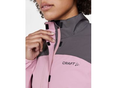 CRAFT CORE Endur Hydro dámská bunda, růžová/šedá