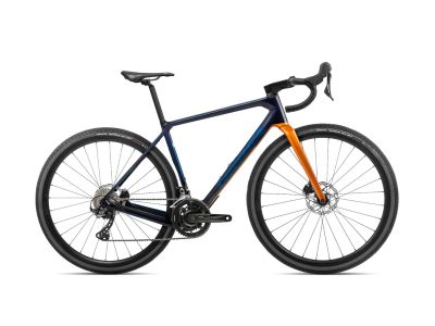 Orbea TERRA M30 TEAM 28 bicykel, blue carbon view/leo orange