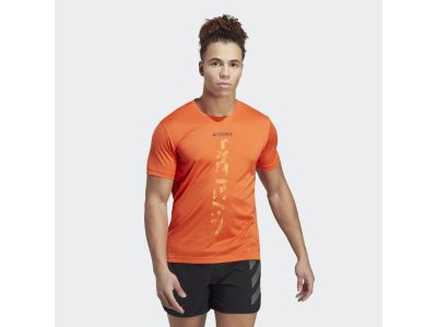 Adidas Terrex Agravic Trail Running triko, semi impact orange