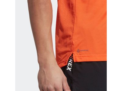 adidas Terrex Agravic Trail Running T-shirt, semi impact orange