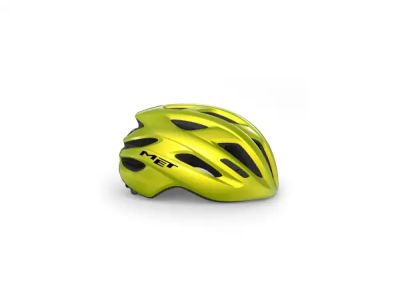 MET Idolo helmet, lime yellow/metallic