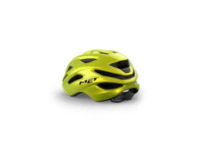 MET Idolo helmet, lime yellow/metallic