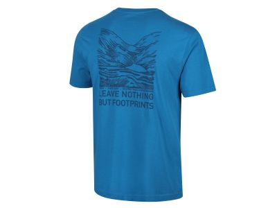 inov-8 GRAPHIC TEE T-Shirt „Footprint“, blau