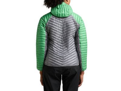 Haglöfs LIM Mimic kapucnis női kabát, szürke/zöld