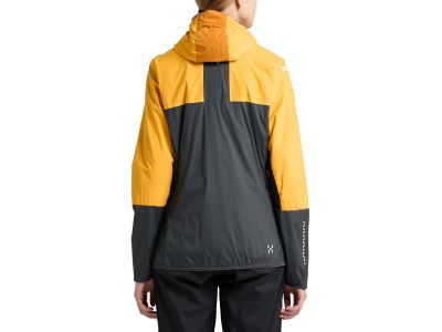 Jachetă de damă Haglöfs LIM Alpha Hood, galbenă