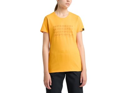 T-shirt damski Haglöfs Outsiders By Nat, żółty