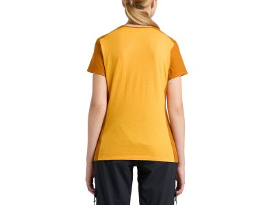 T-shirt damski Haglöfs ROC Grip, żółty