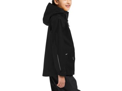 Jachetă pentru copii Haglöfs Husk, neagră