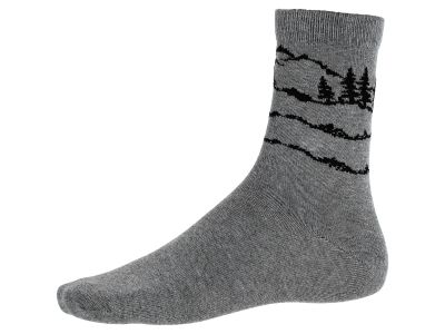 Viking boosocks mid man socks, gray