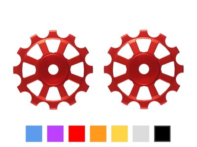 Nova Ride MTB/Road pulleys 12z ceramic, red