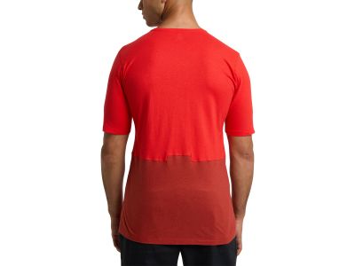 T-shirt Haglöfs ROC Grip, czerwony