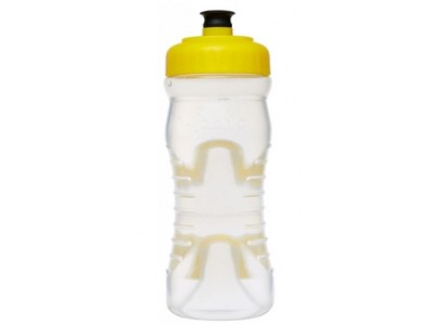 Fabric bottle 600 ml clear/yellow