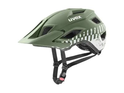 uvex Access helmet, moss green/white