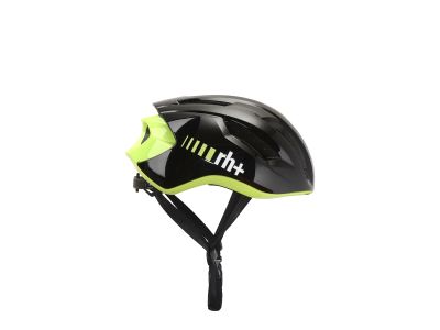 Rh+ Compact helmet, shiny black/shiny acid lime