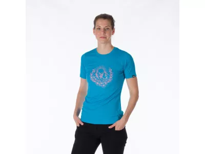 T-shirt damski Northfinder MILDRED w kolorze królewskiego błękitu