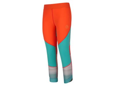 La Sportiva Sensation Leggings women&amp;#39;s pants, cherry tomato/lagoon