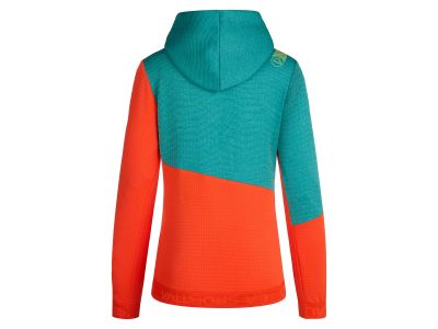 La Sportiva Method Hoody women&#39;s sweatshirt, cherry tomato/lagoon