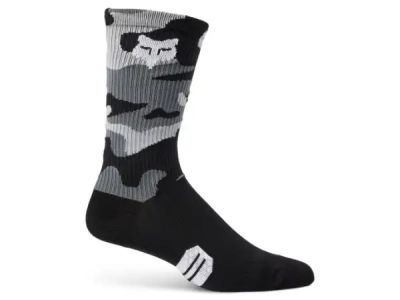 Fox 8&quot; Ranger socks, black camo