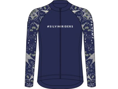 Koszulka rowerowa SILVINI Leverono ciemnoniebieski