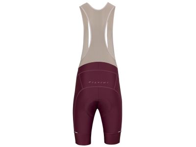 Pantaloni scurți damă SILVINI Suela BIB, prune/crem