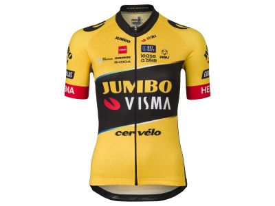 AGU Replica Jersey SS Team Jumbo-Visma dámsky dres, žltá
