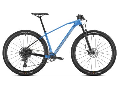 Mondraker Chrono Carbon R 29 bicycle, blue marlin/carbon/racing silver