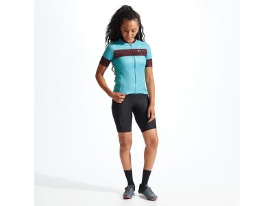 PEARL iZUMi Attack women's jersey, mystic blue/cacao floral