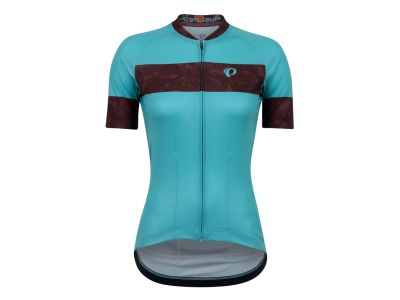 PEARL iZUMi Attack women's jersey, mystic blue/cacao floral