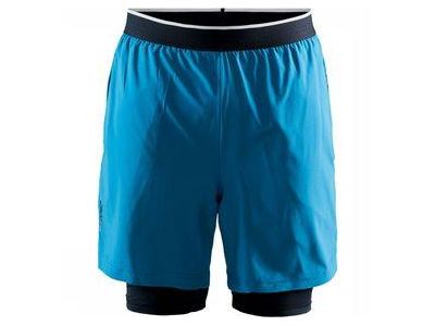 CRAFT Charge 2 in 1 Shorts, dunkelblau