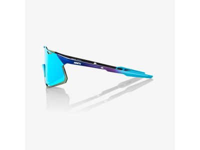 100% Hypercraft brýle, matte metalický do fade/blue topaz multilayer mirror