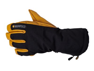 Warmpeace Grym gloves, black/brown