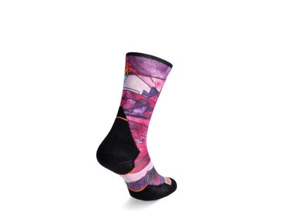 Smartwool Athlete Edition Run Print women's socks, meadow mauve