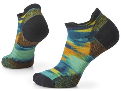 Smartwool W Run Tc Brushed Print Low Ankle ponožky, twilight blue