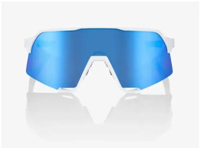 100% S3 brýle, matte white/HiPER blue multilayer mirror
