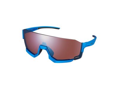 Shimano AEROLITE2 glasses, blue/ridescape high contrast