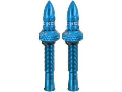 KCNC Alloy Tubeless valves, 50mm, blue