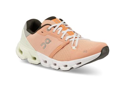 On Cloudflyer 4 women's shoes, peach/aloe