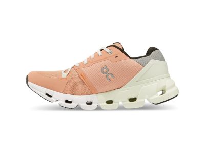 On Cloudflyer 4 women's shoes, peach/aloe