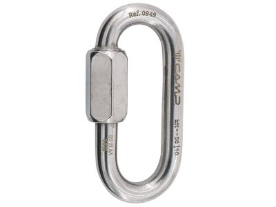 CAMP Oval Quick Link carabiner 10 mm, stainless steel